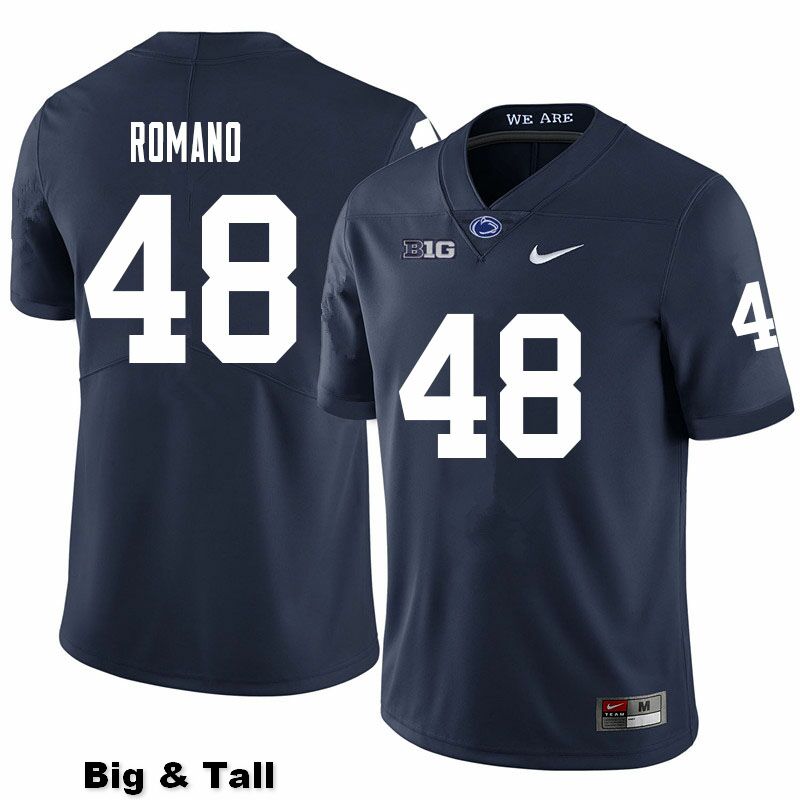 NCAA Nike Men's Penn State Nittany Lions Cody Romano #48 College Football Authentic Big & Tall Navy Stitched Jersey VEV0198VU